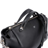 Fendi Black Leather By The Way Crossbody Handbag
