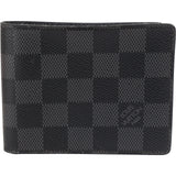 Louis Vuitton Monogram Damier Graphite Canvas Slender Multiple Wallet N62663