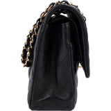 Chanel Quilted Lambskin Medium Double Flap Shoulder Bag