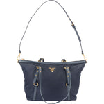 [🔄️B23 / F53] Prada Tessuto Saffiano Buckle Tote Shoulder Bag - vintageandkickz