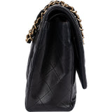Chanel Quilted Lambskin Jumbo Double Flap Crossbody Bag