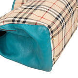 Burberry Nova-Check Canvas and Leather Canterbury Tote Shoulder Bag