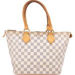 Louis Vuitton Monogram Damier Azur Canvas Saleya PM Handbag - vintageandkickz