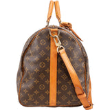 Louis Vuitton Monogram Canvas Keepall 55 Bandoulière Travel Bag