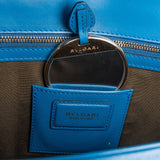Bulgari Bleu Leather Serpenti Forever Flap Crossbody Bag