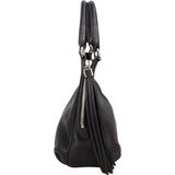 Chanel Grained Calfskin Tassel Hobo Shoulder Bag
