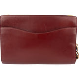 Cartier Bordeaux Leather Clutch
