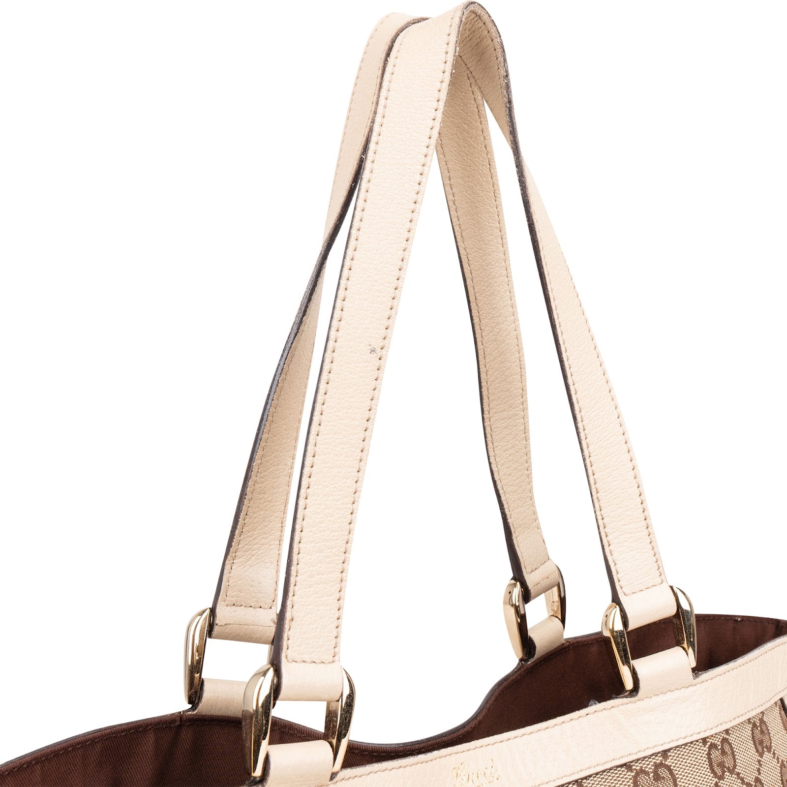 [🔄️B20 / F30] Gucci Monogram GG Canvas Abbey Tote Shoulder Bag - vintageandkickz