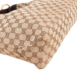 Gucci Monogram GG Canvas Horsebit Hobo Handbag