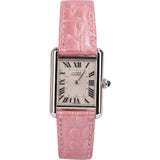 Cartier Silver Tone 925 Silver Must de Cartier 2416 Tank Watch