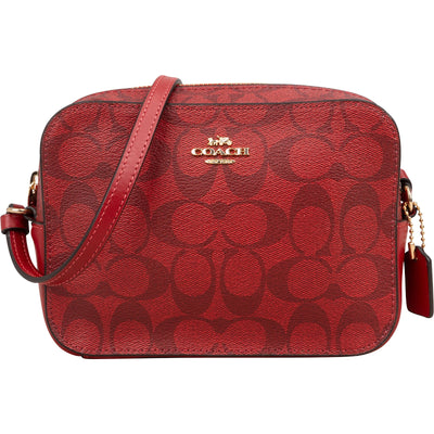 Coach Monogram Signature Camera Crossbody Bag