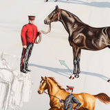 Hermès Les Haras Nationaux Silk Carre 90 Scarf Tuch