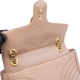 Gucci Matelassé Leather GG Marmont Crossbody Bag