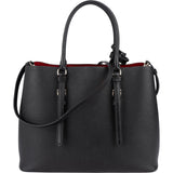 Prada Saffiano Leather Cuir Double Tote Handbag