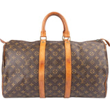 Louis Vuitton Monogram Canvas Keepall 45 Travel Bag