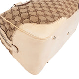 Gucci Monogram GG Diana Bamboo Boston Handbag