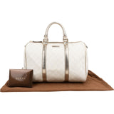 Gucci Monogram GG Crystal Joy Boston Bag Handbag