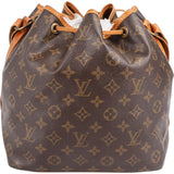 Louis Vuitton Monogram Canvas Sac Noé Petit Shoulder Bag