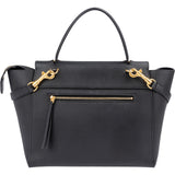 Céline Black Grained Calfskin Belt Handbag