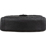 Chanel Quilted Lambskin Palladium Maxi Single Flap Crossbody Bag