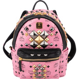 MCM Monogram Visetos Stark Mini Studded Backpack