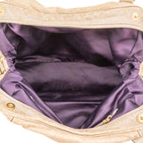 Miu Miu Vitello Lux Leather Satchel Hobo Handbag