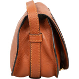 Chloé Grained Calfskin Marcie Mini Saddle Crossbody Bag