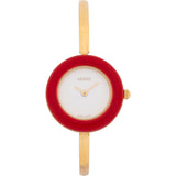 Gucci Gold Tone Change Bezel 11/12.2 Bangle Woman Watch