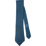 Hermès Geometric Pattern Silk Tie Krawatte