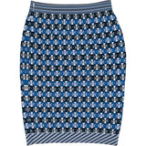 Chanel Multicolor Strick CC Emblem Knit Skirt (DE32 / FR34)