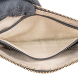 Gucci Pebbled Calfskin Soho Wristlet Pouch Wallet