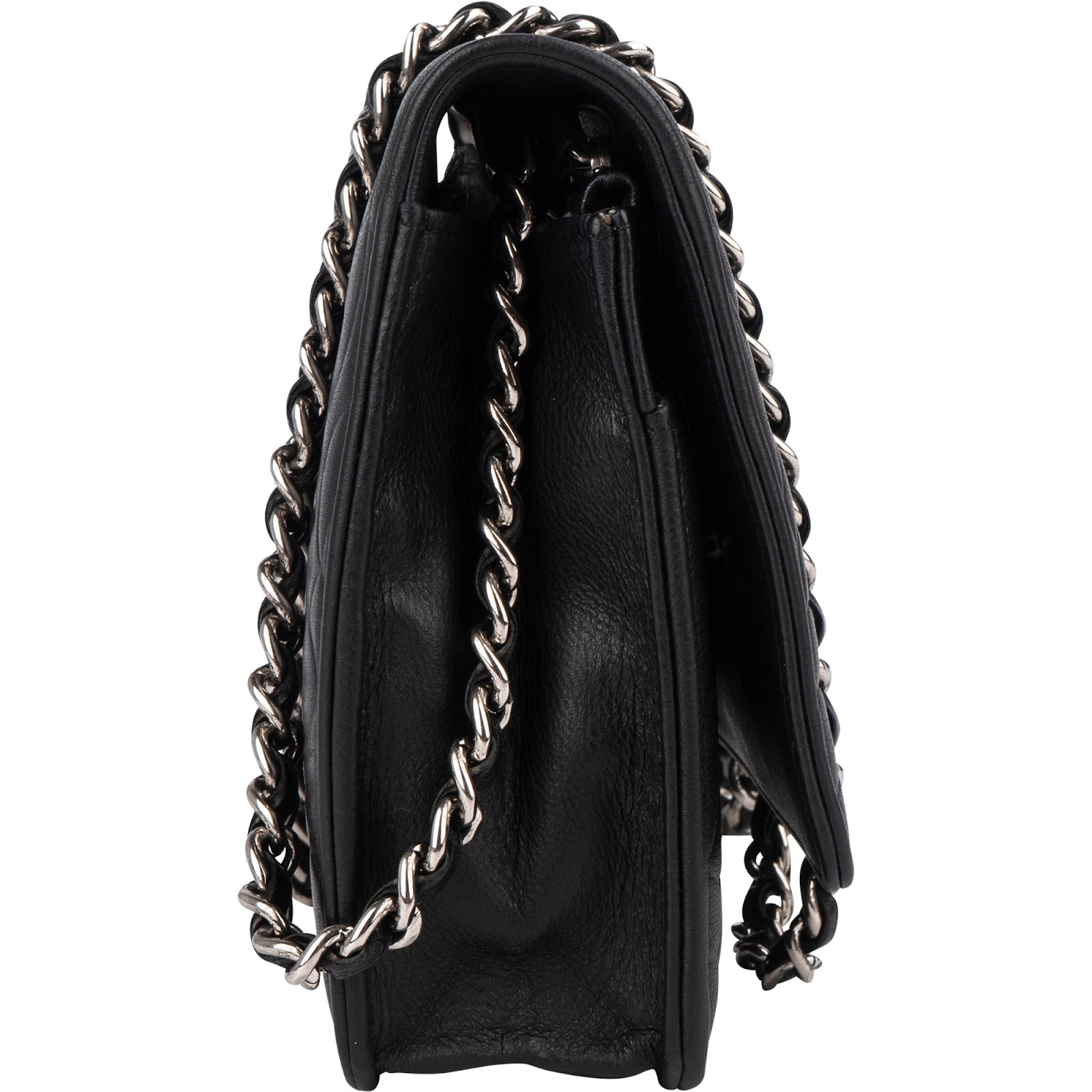 [🔄️B06 / F04] Chanel Embossed Calfskin Camellia On Chain Wallet - vintageandkickz