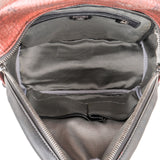 MCM Monogram Metallic Visetos Stark Side Studs Small Backpack