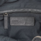 Alexander McQueen Black Leather De Manta Lip Clutch