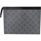 Louis Vuitton Monogram Eclipse Canvas Pochette Voyage MM Clutch