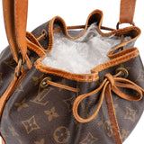 Louis Vuitton Monogram Canvas Sac Noé Petit Shoulder Bag