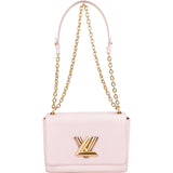 Louis Vuitton Light Pink Epi Leather Twist Crossbody Bag