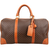 Celine Macadam Monogram Canvas Boston 45 Travel Bag