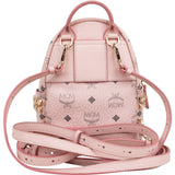 MCM Monogram Visetos Stark Bebe Mini Backpack