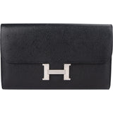 Hermès Epsom Leather Constance Long H Wallet