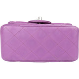 Chanel Quilted Lambskin Small Rectangular Single Flap Crossbody Bag