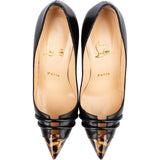 Christian Louboutin Multicolor Leather Leopard Patent Strap Pumps (36,5)