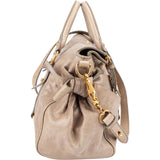 Miu Miu Vitello Lux Leather Bow Satchel Handbag