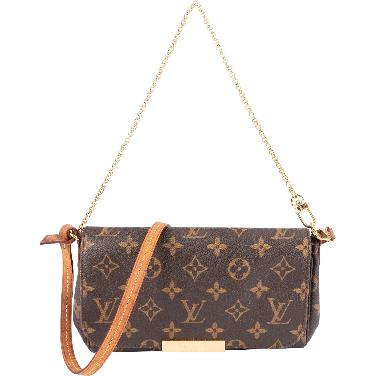 [🔄️B23 / F48] Louis Vuitton Monogram Canvas Favorite PM Crossbody Bag - vintageandkickz