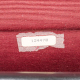 Chanel Quilted Lambskin 24K Gold Half Moon Flap Shoulder Bag