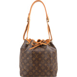 Louis Vuitton Monogram Canvas Sac Noé Petit Shoulder Bag