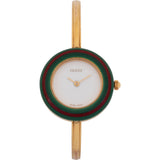 Gucci Gold Tone Change Bezel 11/12.2 Bangle Woman Watch