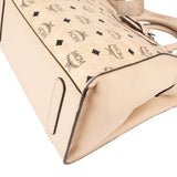 MCM Monogram Visetos Canvas Essential Studs Handbag