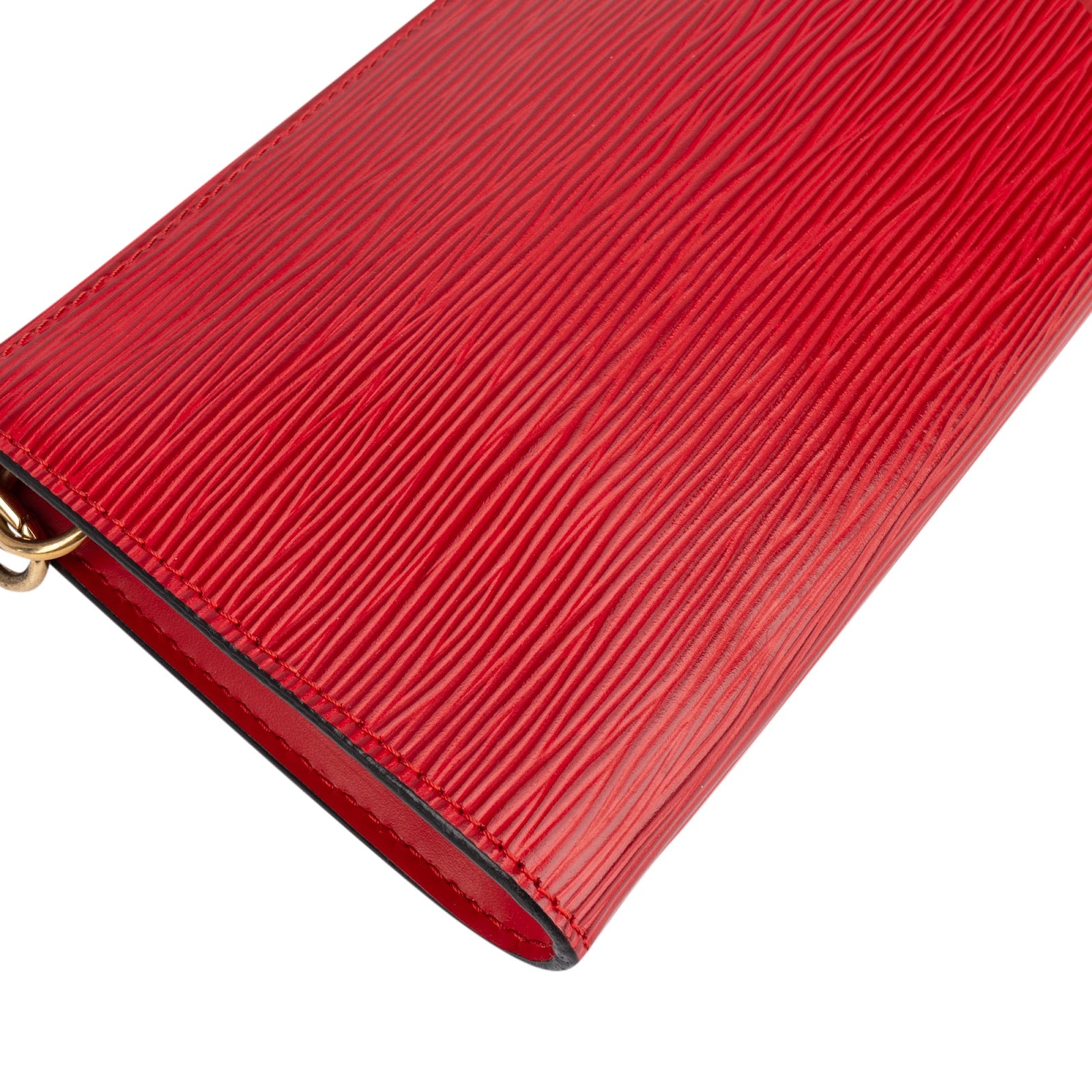 [🔄️B08 / F12] Louis Vuitton Red Epi Leather Pochette Accessoires Handbag - vintageandkickz