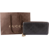 Gucci Guccissima Leather Zip Around Wallet